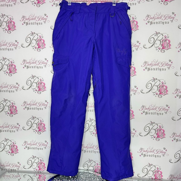 firefly Pants - Firefly snow pants waterproof purple pockets adjustable waist snowboard ski 🎿
